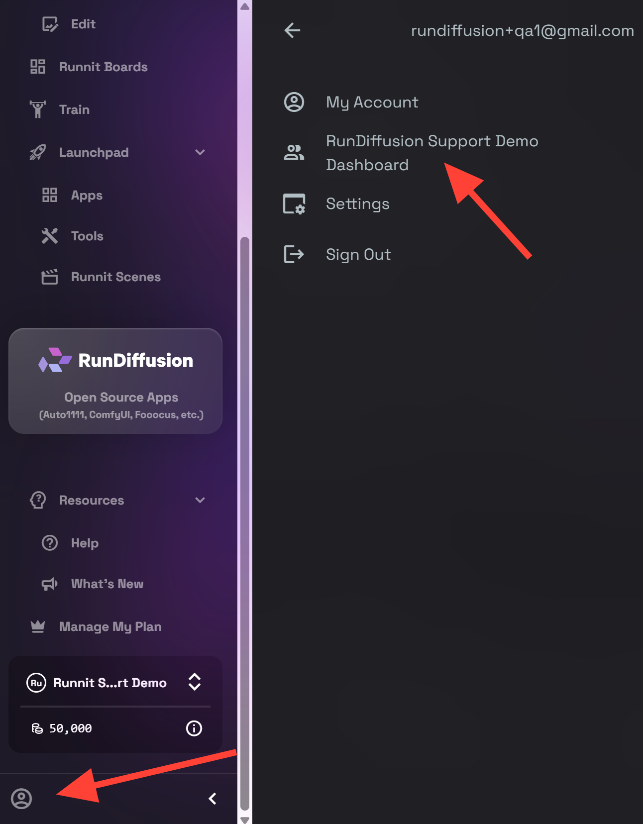 How to Transfer Tokens on Runnit