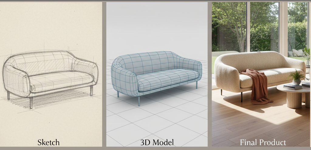 Interior design team collaboration and version tracking