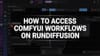 How to Access ComfyUI Workflows on RunDiffusion